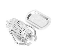 Distributeur de Filtre à Feuille de Thé en Vrac Ball Filtre en Acier Inoxydable Crépine à Base de Plantes sous Forme de Robot