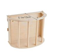 Distributeur de Foin en Bois avec Instructions Rack à Grand Volume pour cobaye Lapin Chinchilla et Furet Accessoires Cage Petits Animaux