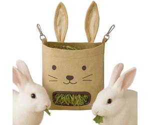 Distributeur de Foin pour Lapins | Mangeoire Suspendue à Foin pour Rongeurs - Accessoire de Cage pour Lapin Chinchilla Hamster et Petits Animaux