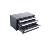Distributeur de Forets 37,5x20x20cm 29 Compartiments Etiquetés 0,1-1,3cm Empilable