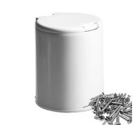 Distributeur de forets Q, distributeur de support Qtip | Distributeur de coton-tige avec couvercle pop-up,Boîte de rangement portable multifonctionnelle pour bureau, poche, sac, sac à dos