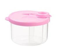 Distributeur de formules - Boîte de rangement pour nourriture, 300 ml, boîte de voyage avec 3 compartiments pour hôpital, voyage, extérieur, maternelle, camping, maternelle