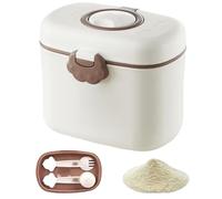 Distributeur De Formules - Double Joints Avancés, Fente Pour Cuillère Intégrée, Récipient De Lait En Poudre, Boîte De Collations Portables | Distributeur De Lait En Poudre Adapté Auxs Collations, Aux