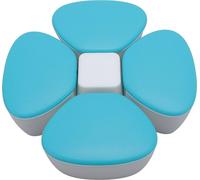 Distributeur de formules pour bébés portable 4 compartiments de 180 ml Récipient pour lait en poudre ne se renverse pas Snack fort vert