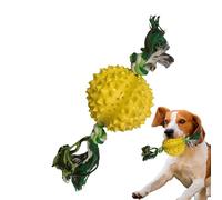 Distributeur de friandises interactif pour Chien, Jouets Puzzle pour Chiens - Nœud de Corde à mâcher agressif avec Forme de Durian pour Jouer en intérieur et stimuler mentalement