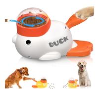 Distributeur de friandises interactif pour chien, puzzle de nourriture à alimentation lente, en forme de canard anti-gouttes, gamelles pour une alimentation saine pour chiens et chats de petite et