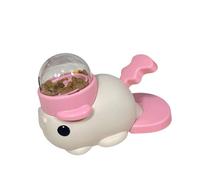 Distributeur de friandises pour animaux de compagnie activé par pression - En forme de poisson - Favorise les habitudes alimentaires lentes - Interaction - Défi mental - Distributeur de friandises