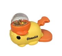 Distributeur de friandises pour animaux de compagnie avec motif de poisson qui favorise le développement cognitif et pour les poissons clowns