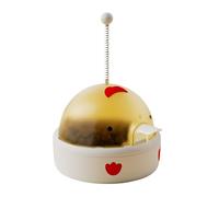Distributeur de friandises pour chat - 21 x 12 x 12 cm - Jeu électrique intelligent pour chaton | Puzzle de nourriture pour chat | Distributeur de friandises pour animaux de compagnie pour la maison