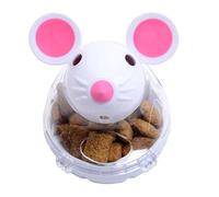 Distributeur de friandises pour chat - 5 x 7 cm - En forme de souris - Mâle debout - Balle de nourriture pour animaux - Slow Feeder - Jouet pour petits chats - Empêche l'obésité - Convient pour