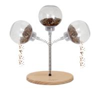 Distributeur de friandises pour chat - Boules de friandises pour chat - Jouet de nourriture pour chat rempli de nourriture et de friandises, idéal pour le contrôle des portions et les mangeurs rapides