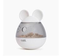 Distributeur de friandises pour chat - CATIT - PIXI - Design oreilles de souris - Blanc