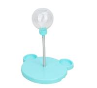 Distributeur de friandises pour chat | Distributeur de friandises pour chat | Balle distributrice de friandises | Interactif | Portable | Facile à utiliser | 24 x 16,6 x 20,6 cm | Bleu | Rose | Pour