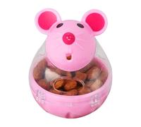 Distributeur de friandises pour chat - Grande boule de nourriture pour souris - 5 x 7 cm - Distributeur de nourriture lente interactif - Jouet d'entraînement pour prévenir l'obésité - Jouet d'exercice