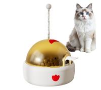 Distributeur de friandises pour chat - Jouet amusant - Fournitures de canard mignonnes avec puzzle alimentaire mural pour chat - Pour les collations de jeu - Fournitures de sol - Accessoires pour la