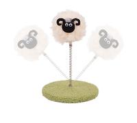 Distributeur De Friandises pour Chat | Jouet Distributeur De Croquettes D'Intérieur pour Chaton | Boule De Puzzle pour Animaux Ennuyés avec Ressort pour Toutes Tailles en Intérieur Et