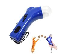 Distributeur de friandises pour chien avec bouton, catapulte d'alimentation portable pour chat et chien - Jouet de récompense de dressage pour animaux de compagnie, mangeoire pour chatons et chiots