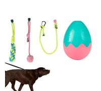 Distributeur de friandises pour chien, boule de friandises pour chien - Corde de coton indestructible,Heavy Duty encourage les compétences naturelles de recherche de nourriture pour les mâcheurs agres