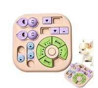 Distributeur de friandises pour chiens - Jouet interactif antidérapant pour l'occupation - Puzzle de friandises pour chiens et petits animaux | Pour chiots, chats, petits moyens