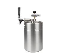Distributeur de fûts de bière, mini fût de bière de 5 l, lance pour fût, robinet de bière et chargeur de CO2, kit de brassage de bière maison