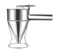 Distributeur de gâteau en entonnoir, distributeur de pâte | Entonnoir à piston pour pâte à crêpes avec support,Verseur de pâte à Cupcake, Gadget de cuisine pour gâteaux, produits de boulangerie, Takoy