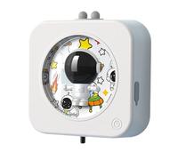 Distributeur de gel de bain moussant, distributeur automatique de lavage des mains mural sans contact électrique astronaute avec capteur intelligent pour salle de bain