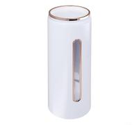 Distributeur de gobelets en papier mural avec mécanisme de tirage, convient pour les boissons et les bains de bouche dans différents espaces (blanc)