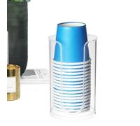 Distributeur de gobelets | Porte-gobelets en papier pour bain de bouche | Porte-gobelet de salle de bain en acrylique | Refroidisseur d'eau de type tirette organisateur de rangement pour hôtel,