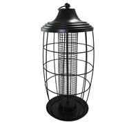 Distributeur de graine extérieur pour oiseaux Nobby Pet Noir 19x39 cm