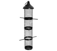 Distributeur de graine extérieur pour oiseaux Nobby Pet Noir 9x40 cm