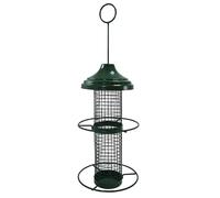 Distributeur de graine extérieur pour oiseaux Nobby Pet Vert 15x30 cm