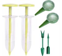 Distributeur de Graines, 6 Pcs Mini Semoir Semences,Semoir à Graines de Jardin Manuel, Outil de Semoir de Semis pour Petites Graines, Légumes, Fleurs