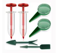 Distributeur De Graines Set,6 Pcs Mini Semoir Semences Semoir Semoir à Main Distributeur de Semences Outils pour Semoir Distributeur Semoir Universel pour L'ensemencement Horticole
