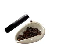 Distributeur de grains de café, plateau à thé, évaporateur en céramique, plateau à thé, plateau à grains de lotus, service à thé, service à café, 1 pièce/2 pièces Accessoires De Café(S-2pcs)