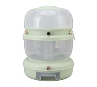 Distributeur de Grains Multifonction, Conteneur Alimentaire PP, Grande Capacité, Rotation Facile, Rangement Sec et Sain - Usage Domestique Polyvalent, Étanche et Transparent (Double couche vert clair)