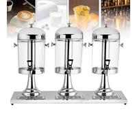 Distributeur de jus chaud et froid - Distributeur de boissons commerciales en acier inoxydable 24 L pour petit déjeuner, buffet, bars et hôtels