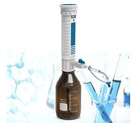 Distributeur De Laboratoire, Distributeur De Liquide Sur Flacon, Flacon Doseur à Manchon, Avec Double Soupape De SéCurité/FenêTre NuméRique,2-10ML