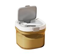 Distributeur De Lait - AS/PP, Récipient De Lait En Poudre 4,7 X 4,7 X 7,9 Pouces, Conception Empilable Hermétique | Cuillère À Mesurer Incluse, Pot Haute Capacité De 1 800 Ml Pour Crèches, Cuisines, V