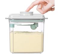 Distributeur de Lait en Poudre de 1700 ml, Portable Scellé et étanche, Boîte de Stockage avec Cuillère, pour Lait en Poudre, Céréales et Collation
