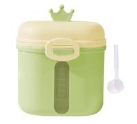 Distributeur de lait en poudre pour bébé, distributeur de lait en poudre, pot distributeur de lait en poudre avec couvercle en silicone scellé et cuillère, récipient de stockage de lait pour bébé en