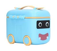 Distributeur de Lait en Poudre pour bébé, Excellente étanchéité au Gaz Récipient de Stockage de Lait en Poudre Anneau en Silicone intégré pour une Utilisation en Extérieur (Bleu)