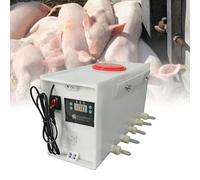 Distributeur De Lait Pour Porcelets, Machine D'allaitement Entièrement Automatique Avec Simulation Sonore, Tétines À Clapet Anti-retour Et Maintien De La Température(10Nipples)