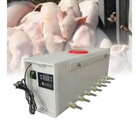 Distributeur De Lait Pour Porcelets, Machine D'allaitement Entièrement Automatique Avec Simulation Sonore, Tétines À Clapet Anti-retour Et Maintien De La Température(14Nipples)