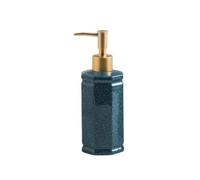 Distributeur de Lavage des Mains Distributeur de Savon en céramique Simple avec Pompe for Salle Bain, shampoing, Lotion, Flacon Poussoir Salle de Bain et Cuisine(Blue)