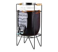distributeur de limonade 4L - Outlet - Conteneur de boisson étanche à thé pour thé à l'eau jus boissons mélangées, donneur robuste pour la terrasse de jardin domestique | boisson avec coq