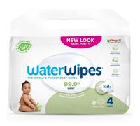 WaterWipes Sensitive+ Baby & Toddler Wipes, Lingettes Pour Bébés et Tout-Petits, 240 unités (4 paquets), 3-en-1 nettoie, soigne, protège, 99,9% d'eau, Textured Clean, non parfumées