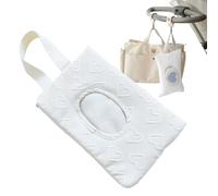Distributeur de Lingettes - Boîte de Stockage de Mouchoirs Portable | Dispenser Réutilisable Décoratif pour Lingettes, Stockage Serviettes Maison Voiture Extérieur