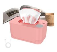 Distributeur de lingettes chauffantes avec performance de chauffage uniforme, accessoire portable de nettoyage des couches pour un entretien doux, support peu encombrant pour la configuration de table