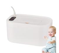 Distributeur de lingettes chauffantes - Chauffe-eau alimenté par USB, même mallette chauffante | Couvercle d'affichage numérique, récipient étanche à l'humidité pour l'hygiène de bébé, chambre de bébé