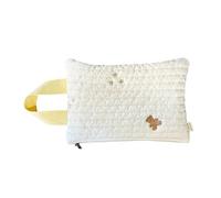 Distributeur de lingettes en coton - Porte-lingettes rechargeable - Pour voyage - Sac de rangement pour lingettes humides - Pour voiture, poussette - Intérieur et extérieur